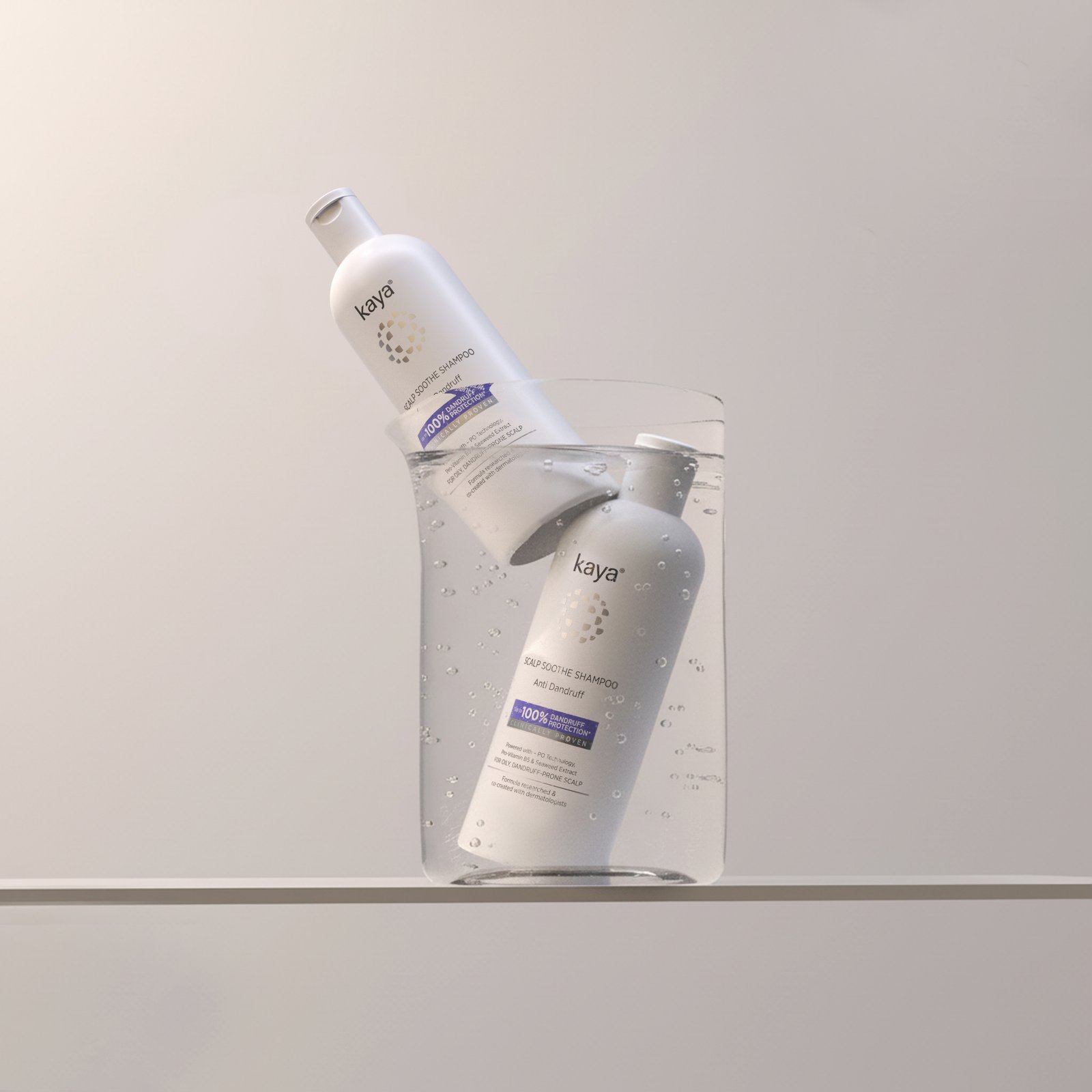 kaya hair shampooo jar